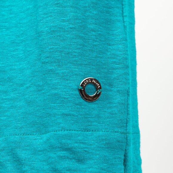 Loro Piana Blue Linen Short-Sleeve T-Shirt - Picture 5 of 8